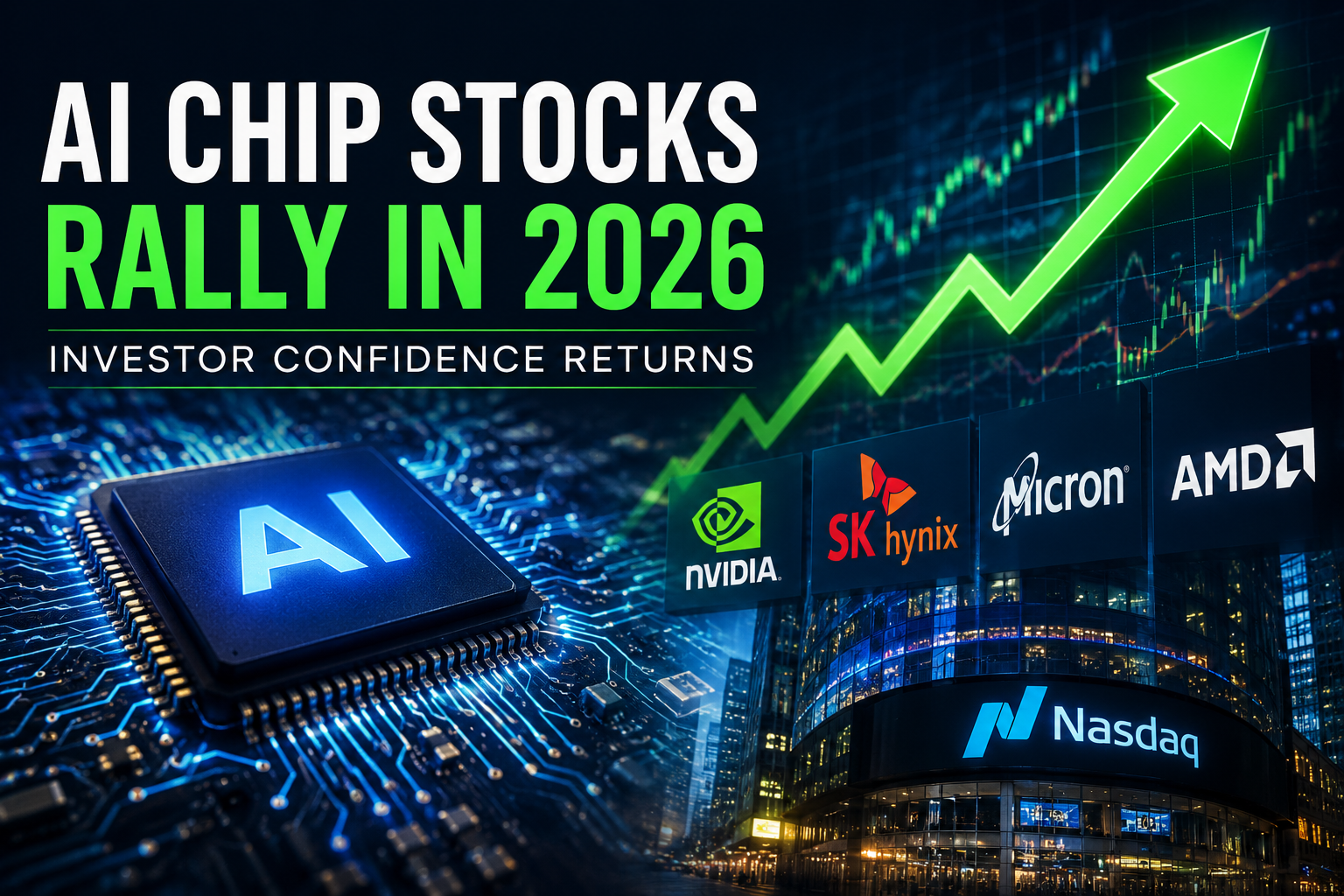 AI chip stocks surge in 2026